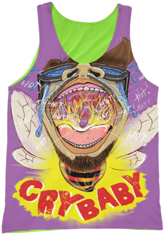 Cry Baby Dye-sublimated Tank - Dye-sublimation Printer (500x500), Png Download