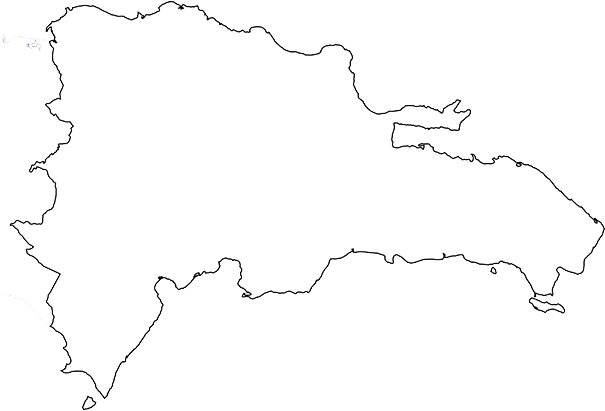 Dominican Republic - Santo Domingo Republica Dominicana Map (1200x434), Png Download