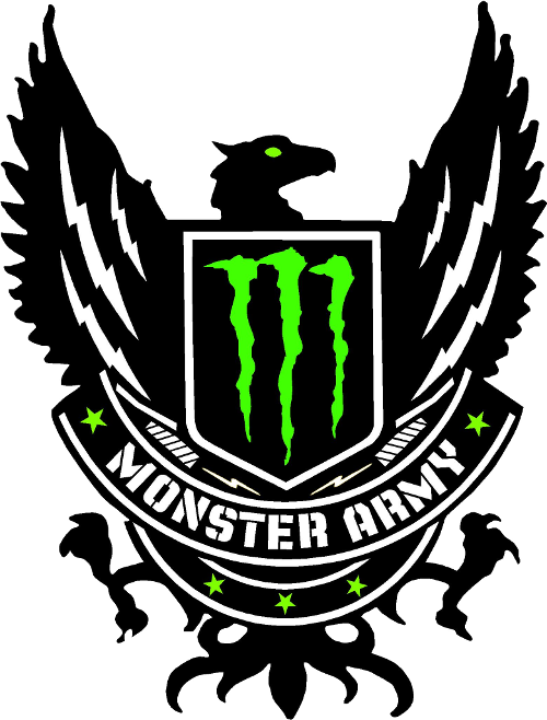 Monster Energy Clipart Monster Army - Azad Hind Fauj Logo (500x658), Png Download