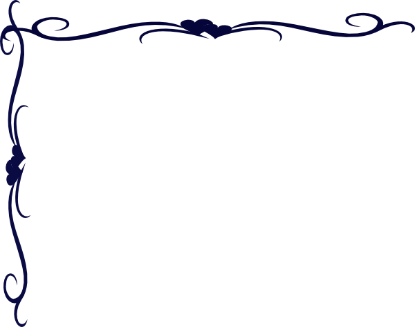 Heart Border Clip Art At Clker - Wedding Heart Border Clipart (600x474), Png Download