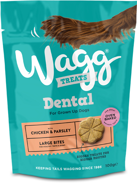 Wagg Dental Bites Chicken And Parsley - Chicken As Food (500x650), Png Download