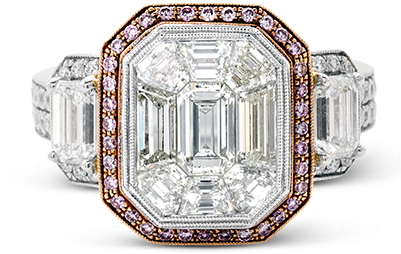 Lp2061 Engagement Ring - Ring (400x400), Png Download