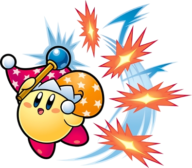 View Beam , - Kirby Super Star Ultra Artwork (395x345), Png Download