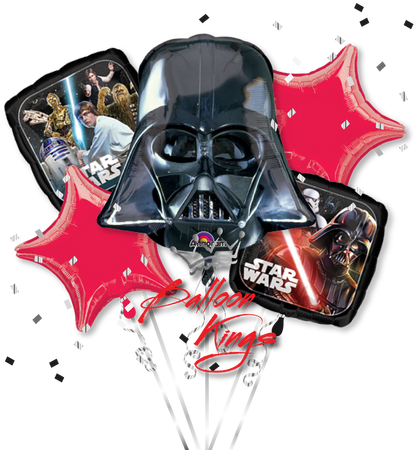 25" Darth Vader Helmet Black Balloon - Mylar Balloons (500x500), Png Download