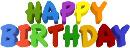 Free Icons Png - Happy Birthday Png Images 3d (500x300), Png Download