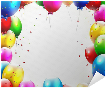 Colorful Birthday Background Poster • Pixers® • We - Reminisce Birthday Party 2 Paper (400x400), Png Download