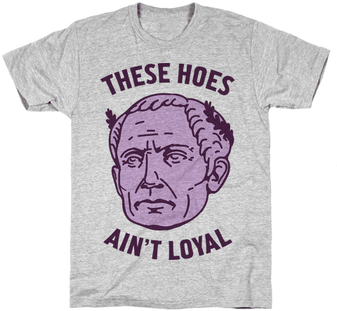 These Hoes Ain't Loyal Julius Caesar Mens T-shirt - I'm Gonna Need A Nap After T-shirt From Lookhuman. (484x484), Png Download
