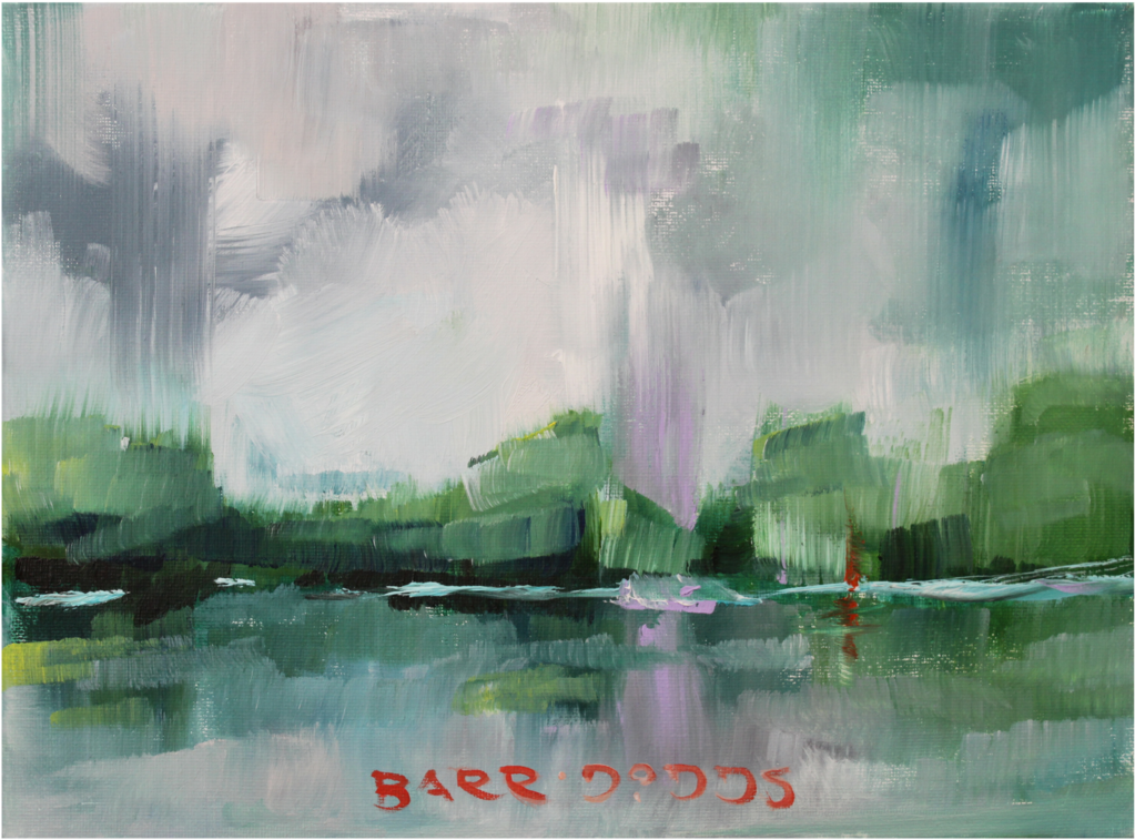 City Lights - Painting (1024x1024), Png Download