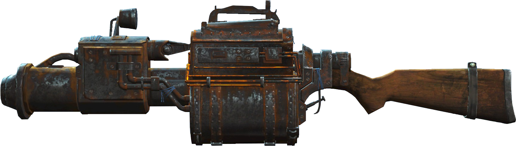 Railway Rifle - Railway Rifle Fallout 4 (1847x754), Png Download