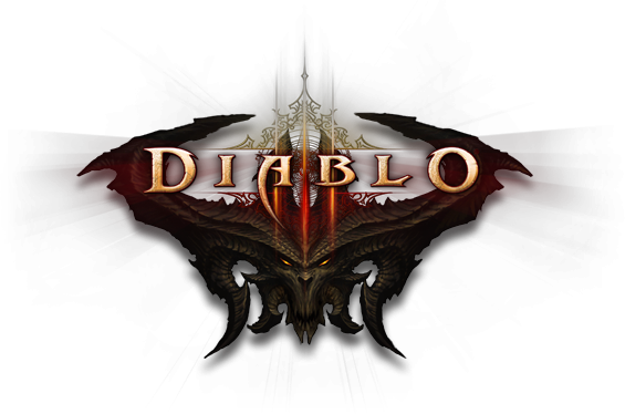 Diablo Iii Demon Splash Logo - Diablo 3 Png (565x374), Png Download