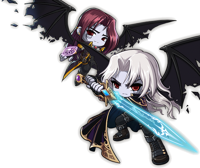 The Demon Is The Warrior Edition Of The Resistance - Maplestory Demon Avenger (400x335), Png Download