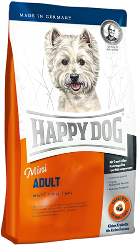 Happy Dog Supreme - Happy Dog Mini Adult Food (500x500), Png Download