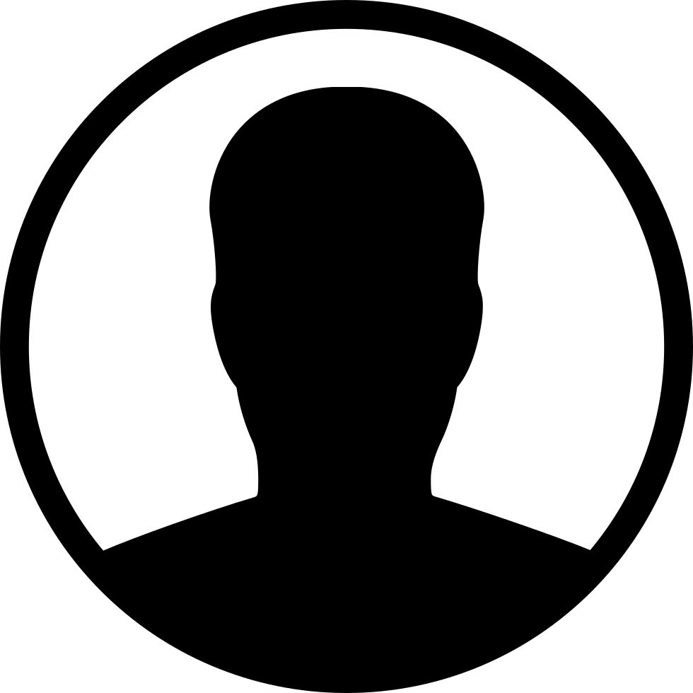 Ios Contact Outline Comments - User Icon Free (980x980), Png Download