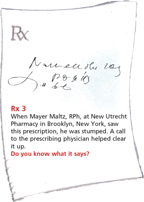 Despite Her Talent For Reading Bad Handwriting, Pharmacy - Prescription Reading (489x682), Png Download