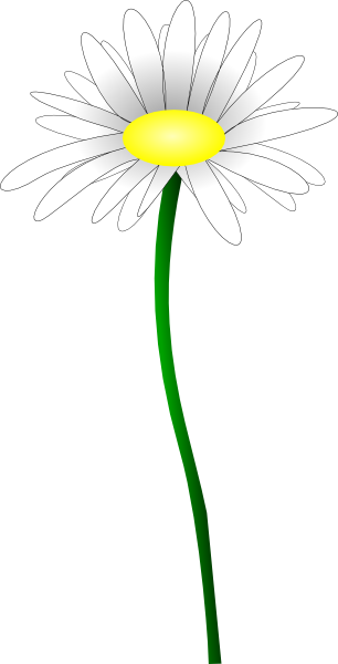 How To Set Use Daisy Flower Clipart (306x600), Png Download