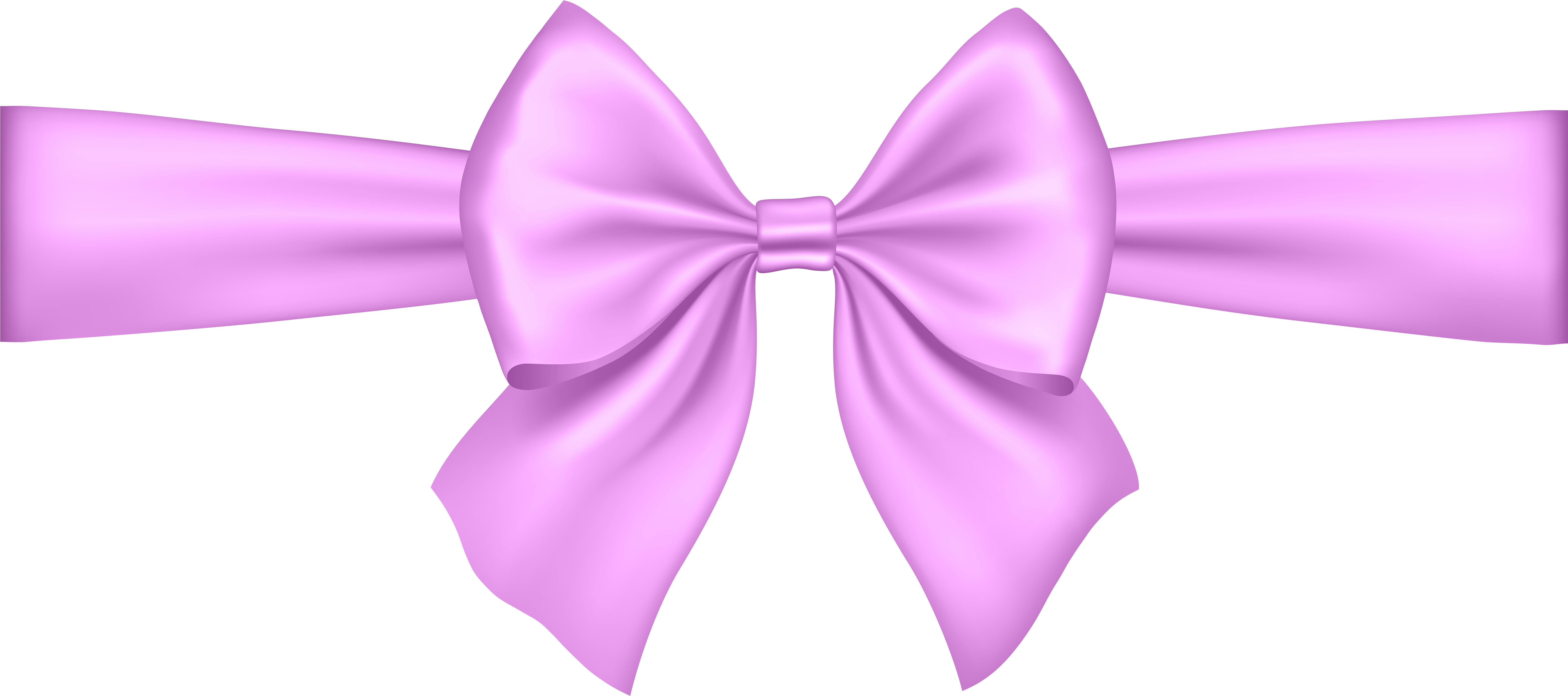 Clipart Bow Transparent Background - Transparent Background Bows Clipart (8000x3658), Png Download