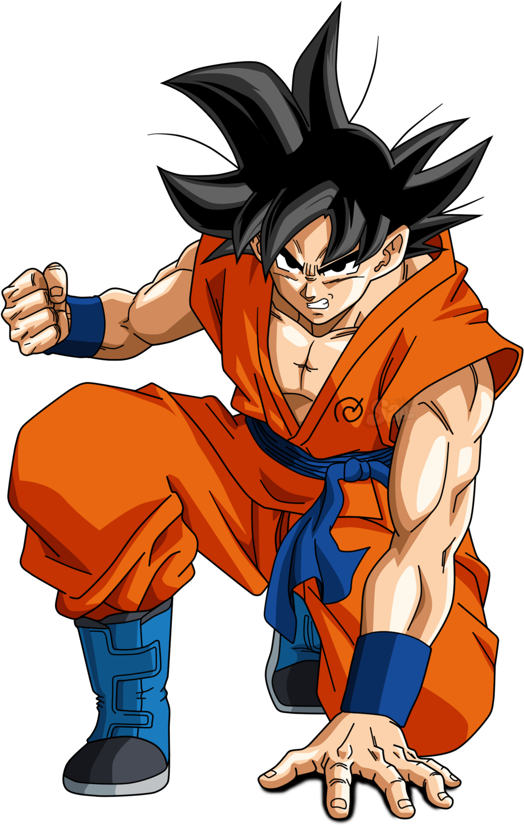 Dragon Ball Z Goku Png - Dragon Ball Z Png (1024x1676), Png Download