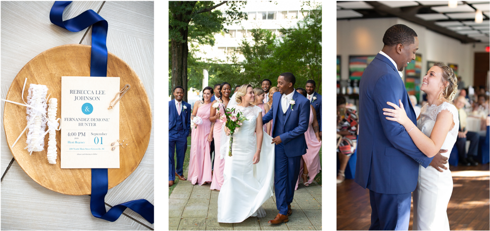 Studio 220 At Hyatt Downtown Greenville Wedding Photography (1000x500), Png Download