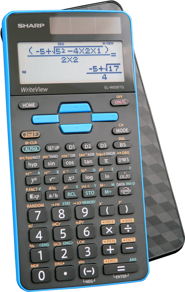 Scientific Calculator Transparent Image - Sharp El W516xbsl (1024x1024), Png Download