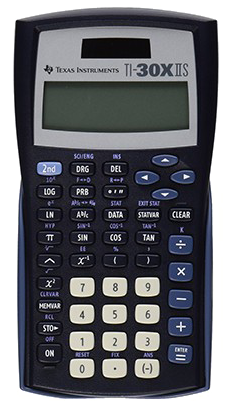 Scientific Calculator Png Background Image - Texas Instruments Ti-30x Iis 2-line Scientific Calculator, (600x400), Png Download
