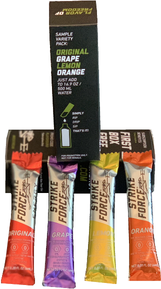 4 Count Sample Pack - Strike Force Beverage Llc (600x600), Png Download