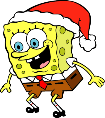 Spongebob Xmas Png - Christmas Spongebob (358x400), Png Download