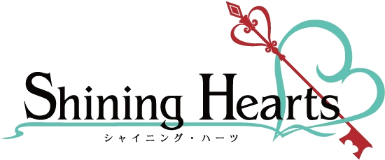 Sh Logo - Shining Hearts Shiawase No Pan Logo Png (595x269), Png Download