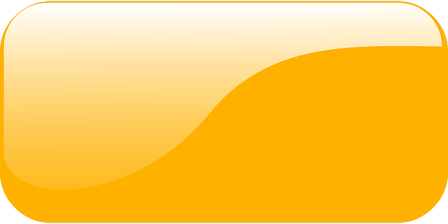 13 Glass Rectangle Button Icons Png Images - Button Orange Png (640x320), Png Download