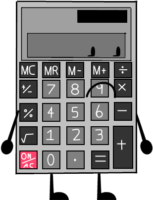 Calculator - Medal Bfdi (400x500), Png Download