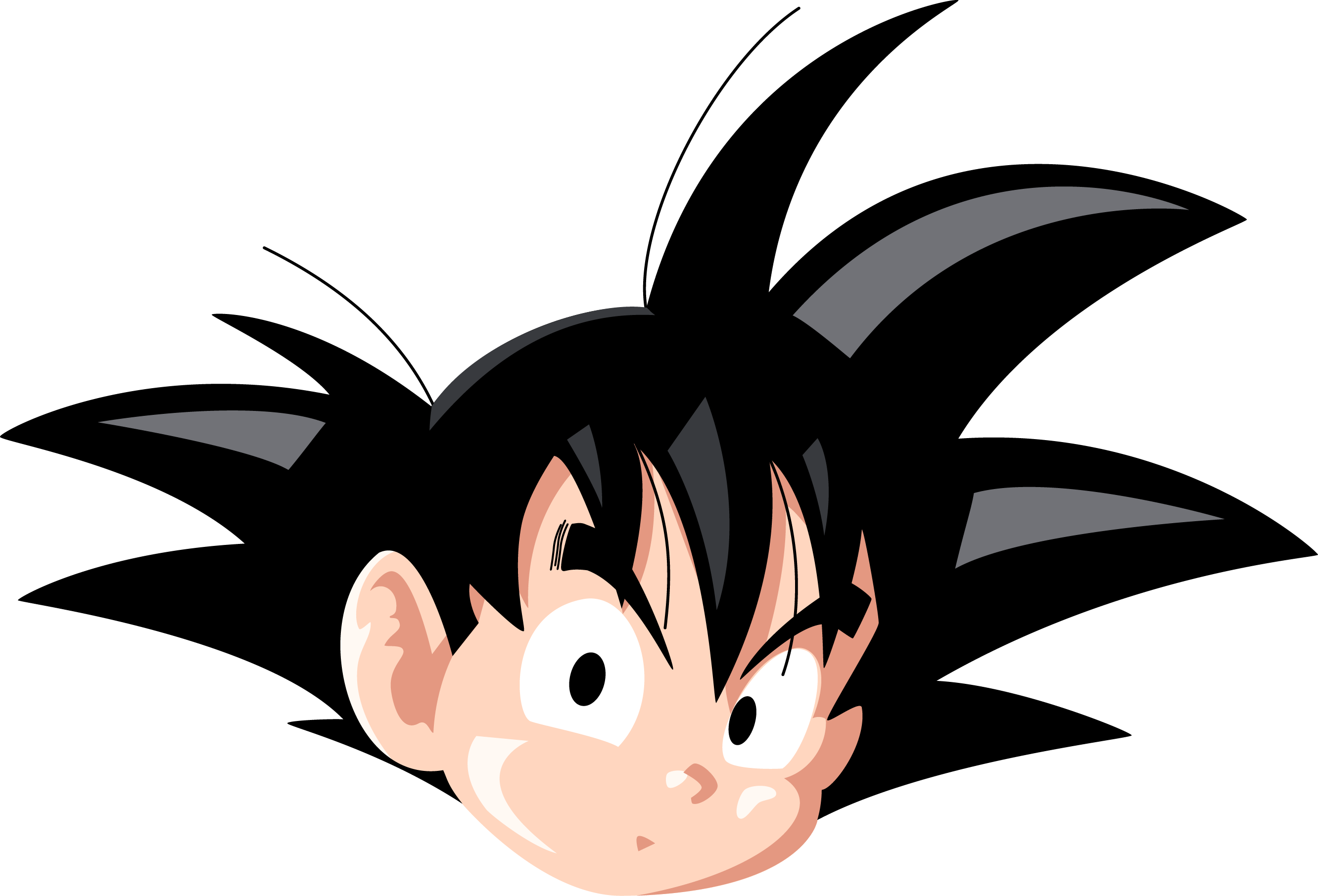 Goku - Dragon Ball Kawaii Png (2664x1812), Png Download