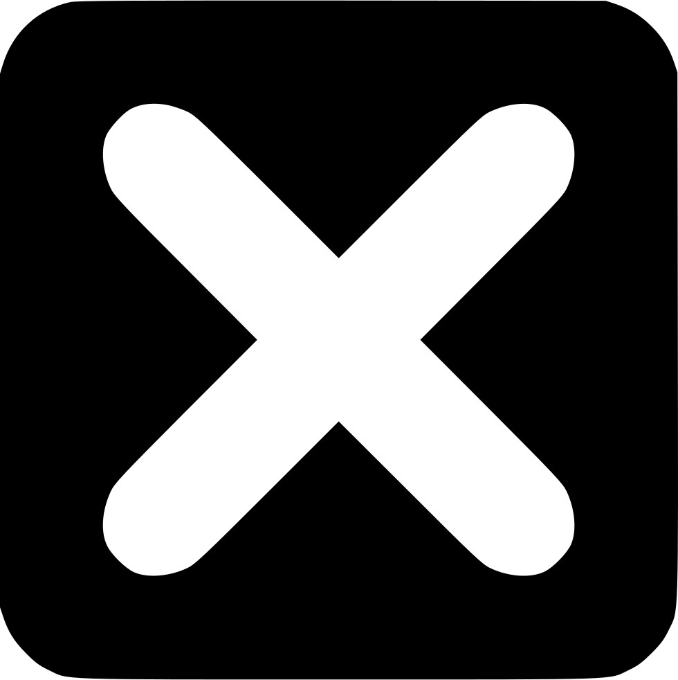 Close Delete Remove Exit Cross Comments - X Band Logo (980x982), Png Download