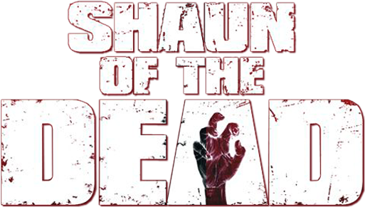Shaun Of The Dead - Shaun Of The Dead Title (800x310), Png Download