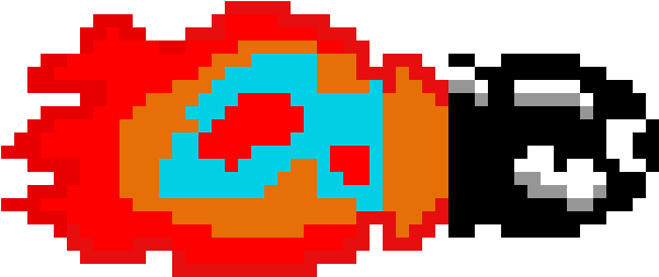 Bullet Bill - Circle (636x480), Png Download