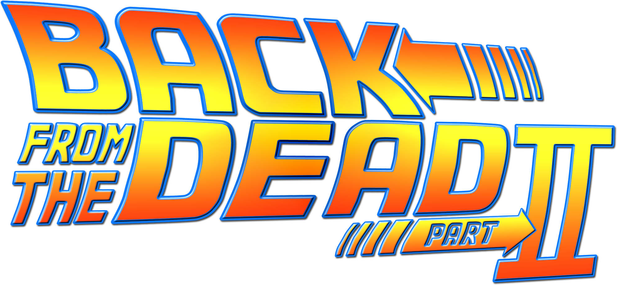 Back From The Dead - Back To The Future Part Ii (2055x997), Png Download