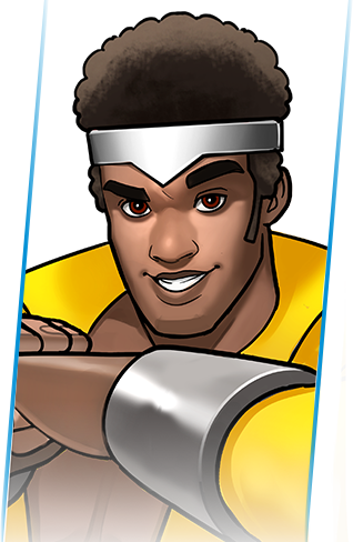 Original Luke Cage Icon - Luke Cage (318x488), Png Download