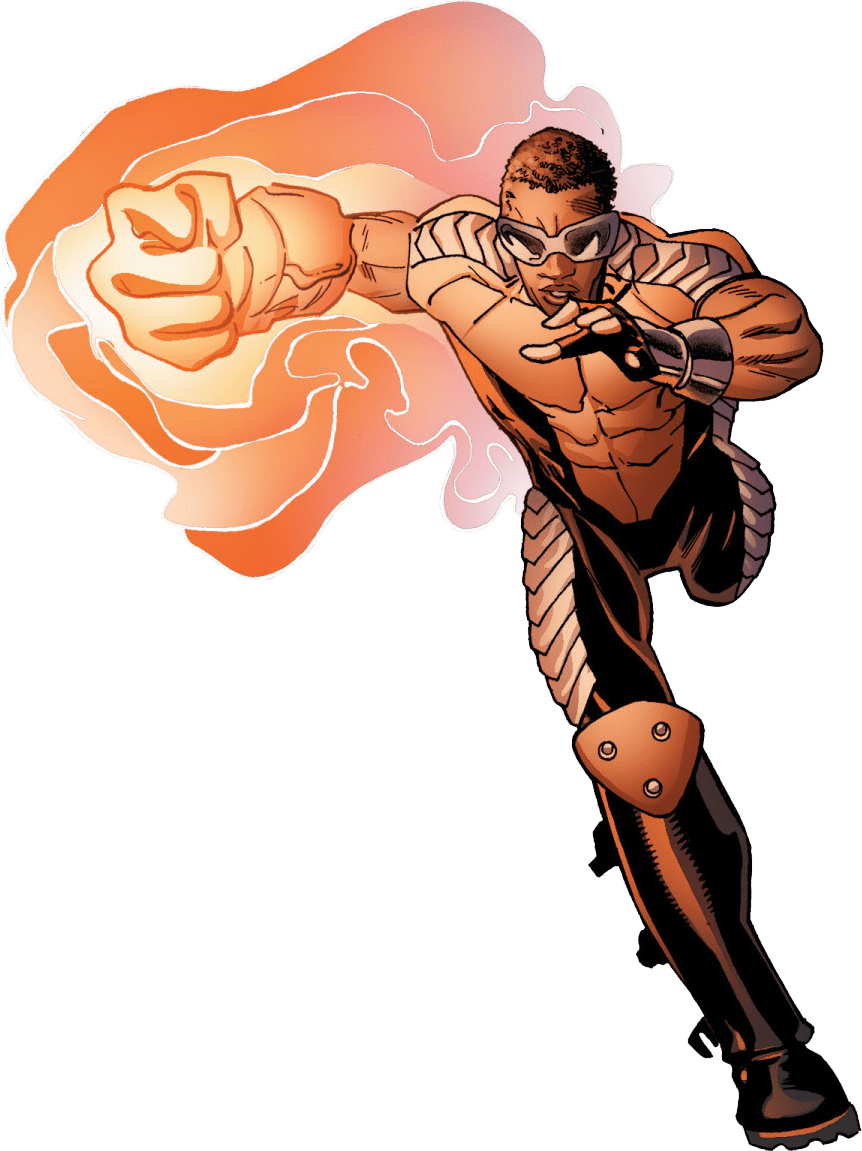 Victor Alvarez Earth 616 From Mighty Avengers Vol 2 - Marvel Power Man Victor Alvarez (862x1151), Png Download