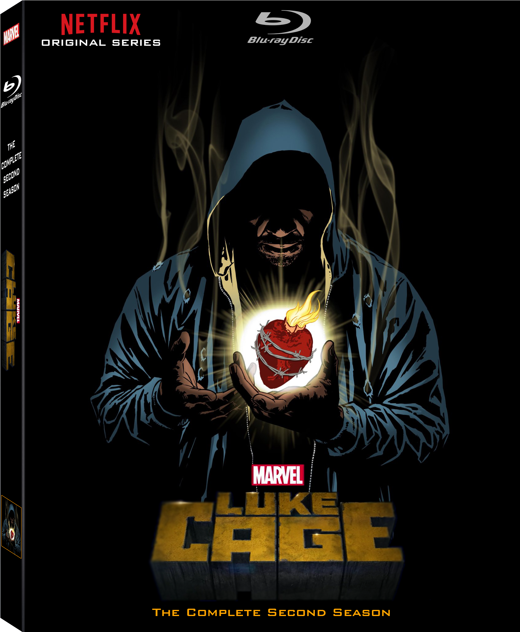 Luke Cage Season 2 Blu-ray [concept] - Bulletproof Love Luke Cage (1877x2591), Png Download
