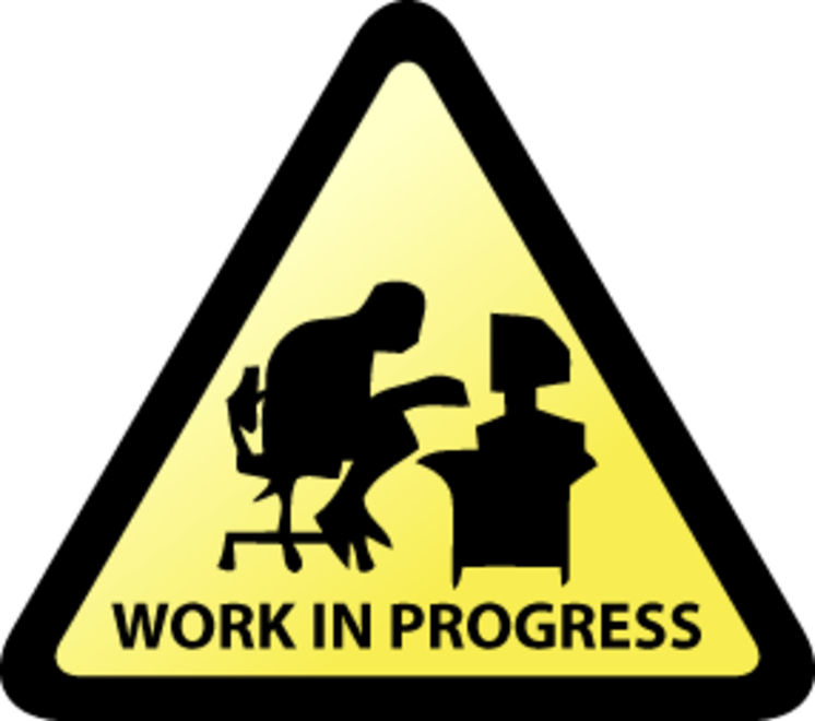 Work In Progress (746x660), Png Download