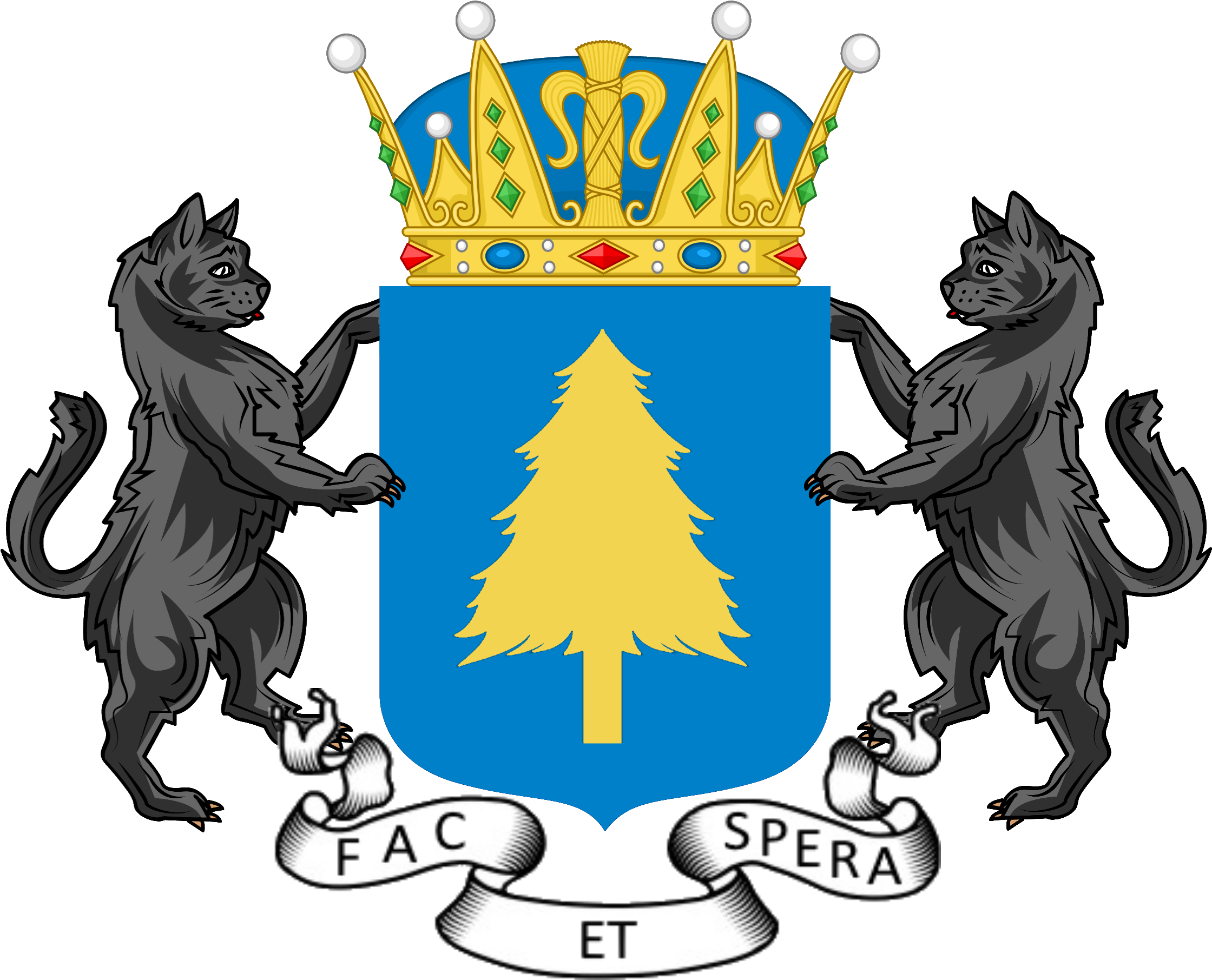 Coat Of Arms Work In Progress - Illustration (2373x1893), Png Download