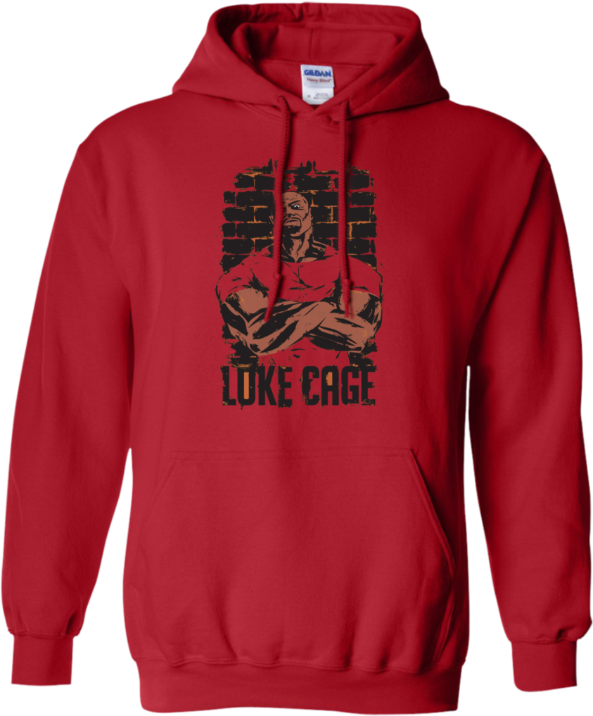 Luke Cage Power Man T Shirt & Hoodie - Hoodie (1024x1024), Png Download