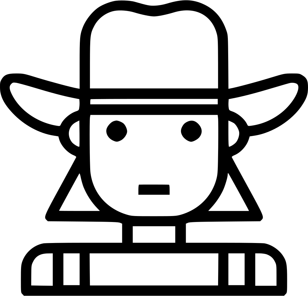 Cowgirl Farm Female Human Comments - Icon (980x944), Png Download
