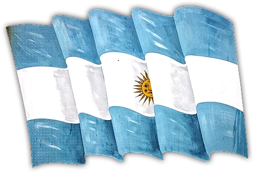 Logolu7dbl Lu7dbl2 Argentina - Bandera Argentina Flameando Png (533x368), Png Download