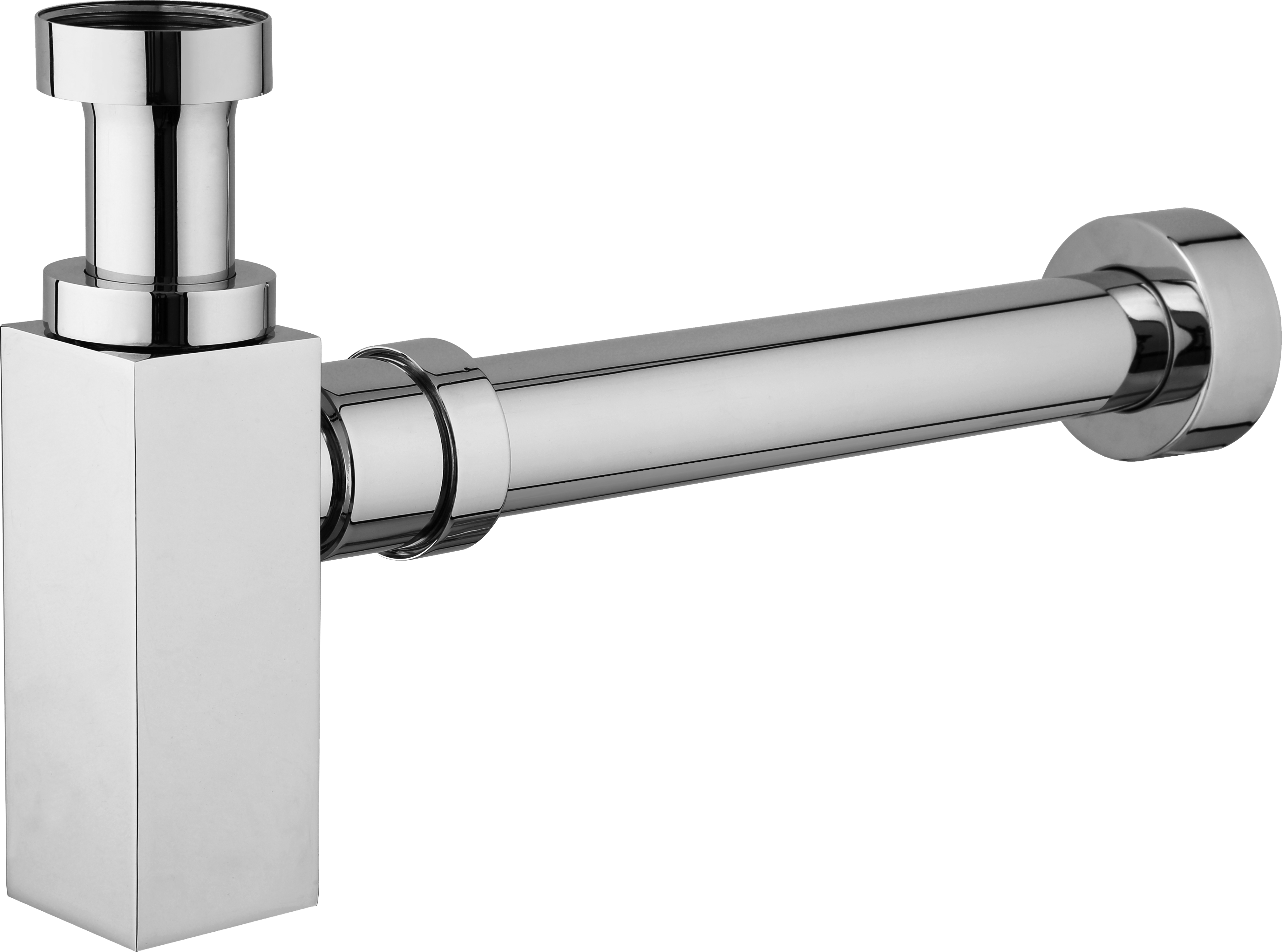 Square Bottle Trap - Mcalpine Bottle Trap (4035x2996), Png Download