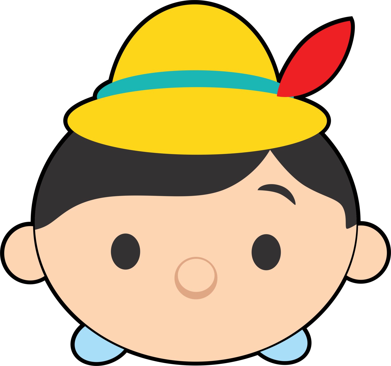Hulk Clipart Tsum Tsum - Disney Tsum Tsum Clipart (1542x1445), Png Download
