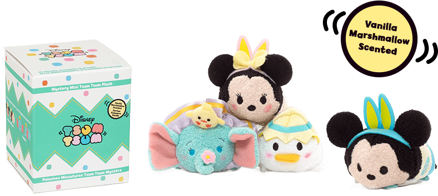 Easter Mystery Box Tsum Tsum Tuesday Uk - Tsum Tsum Easter Blind Boxes (881x393), Png Download