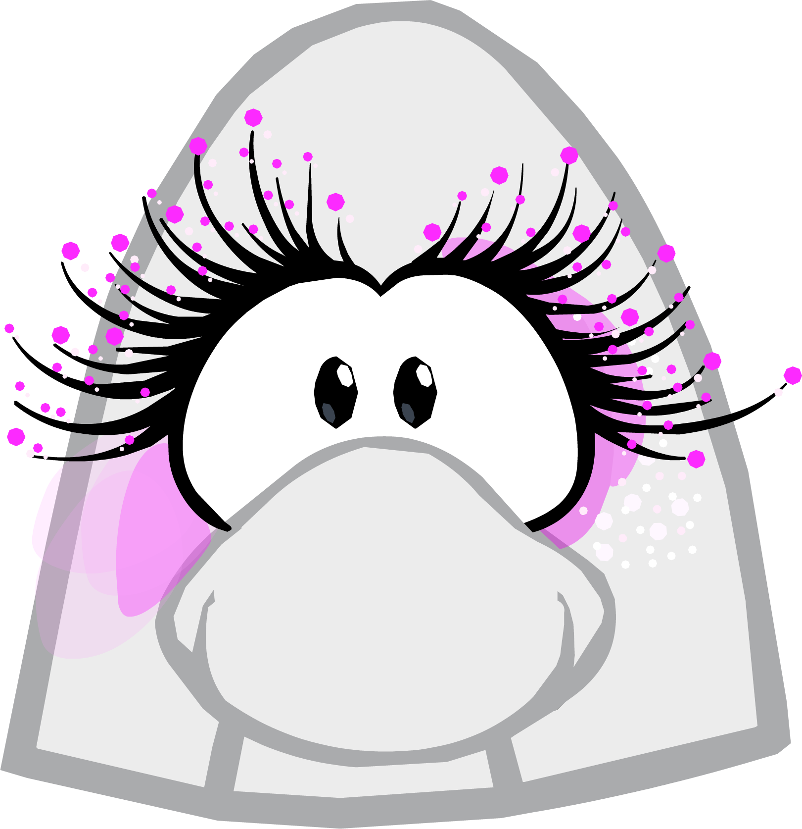 Clothing Icons 2150 - Club Penguin Eye Makeup (1621x1674), Png Download