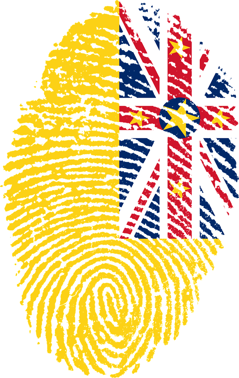 Travel, Niue, Flag, Fingerprint, Country, Pride - Trinidad Fingerprint (809x1280), Png Download