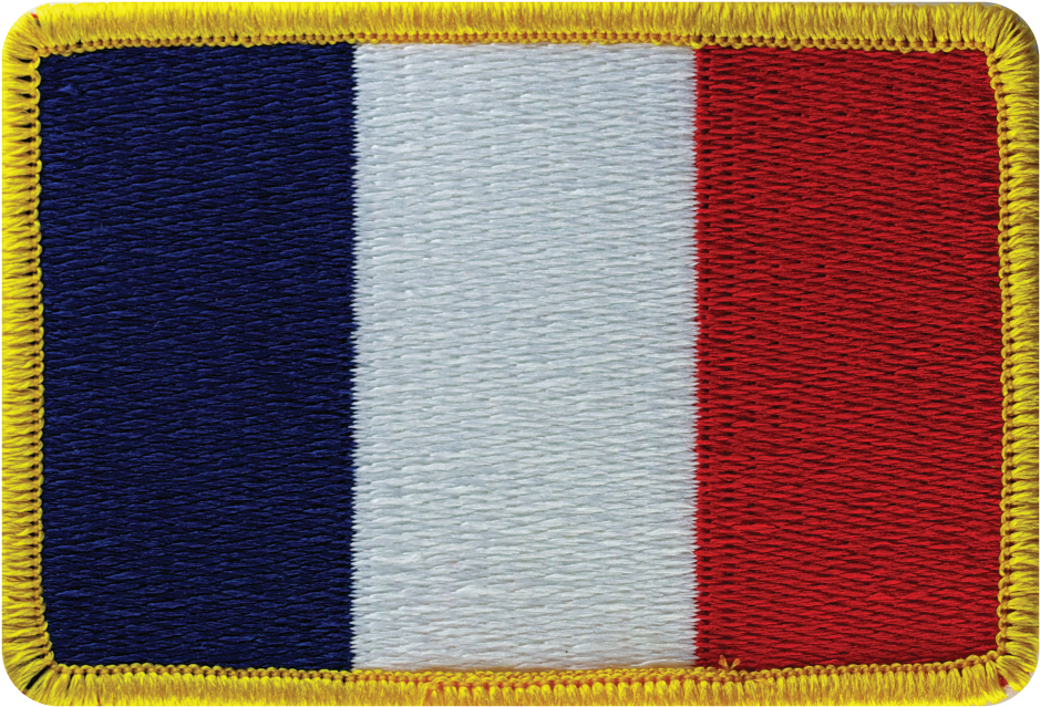France Flag - Space Patches - French Flag Patch Png (1000x1000), Png Download