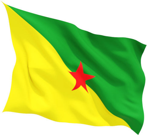 French Guiana Flag Png (640x480), Png Download