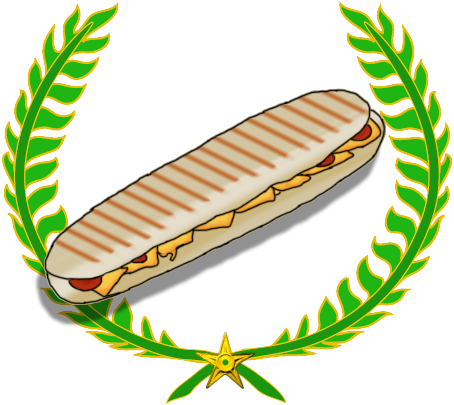 Wikipedia Laurier Panini - Peace And Love Art Png (454x405), Png Download